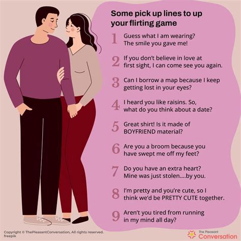 111 Pick Up Lines for Flirting .